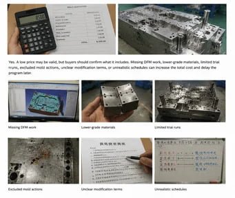 Plastic injection mold tooling design for a high-precision molded component