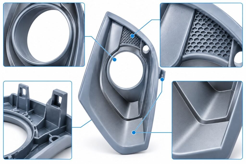 Custom Automotive Headlight Housing