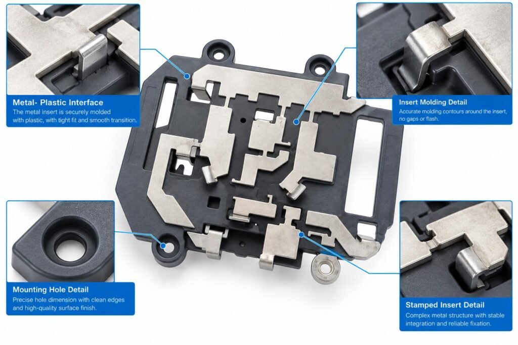 Custom Metal Insert-Molded Components