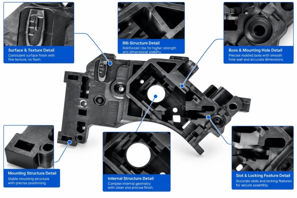 Injection-Molded Laser Head Housing