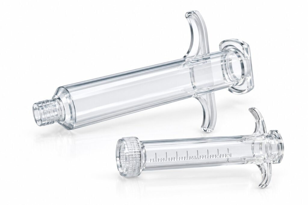 Injection-Molded Syringe Barrel