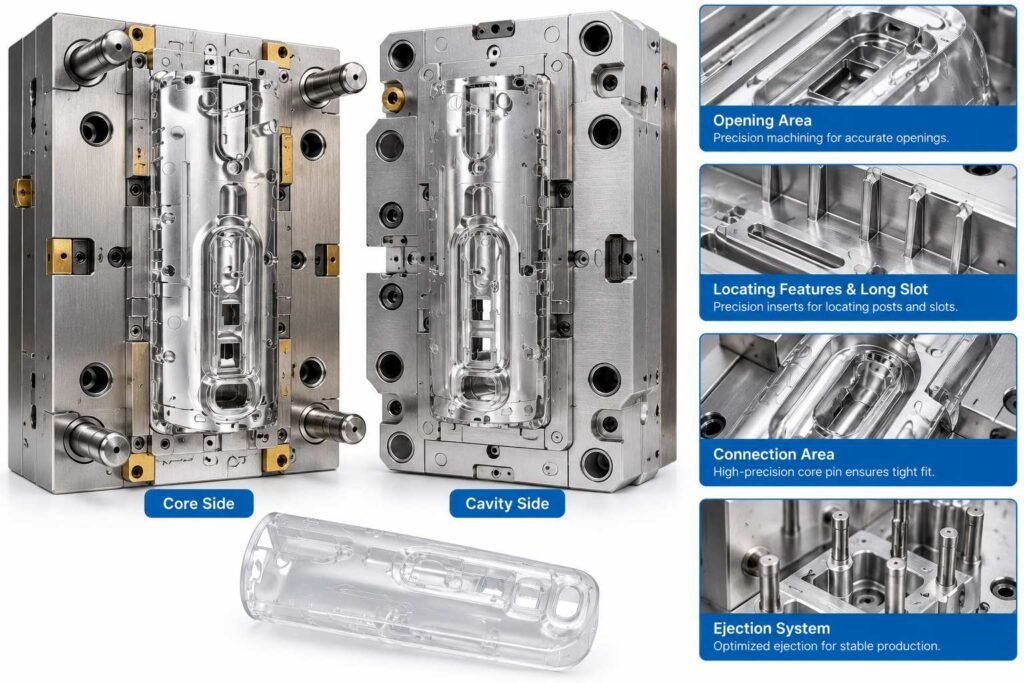 Injection-Molded Insulin Pen Housing