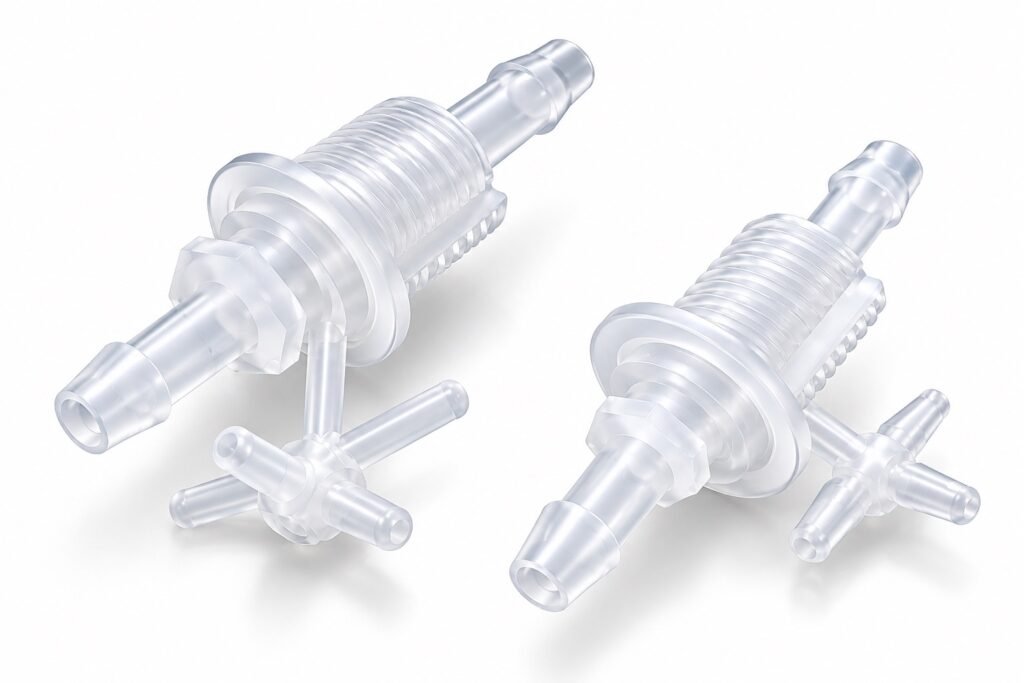 Transparent Medical Plastic Connectors